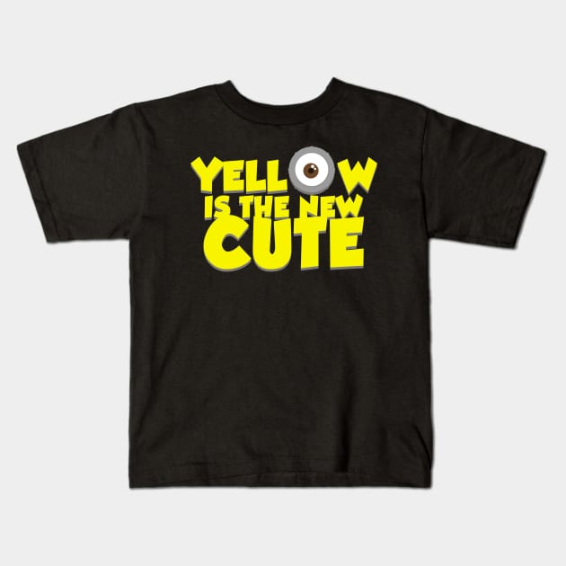 Yellow Is The New Cute Kids T-Shirt by BoggsNicolas